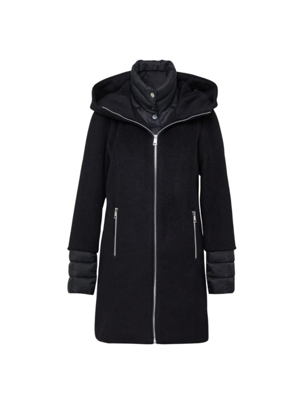 Soia & Kyo Black Wool Coat
